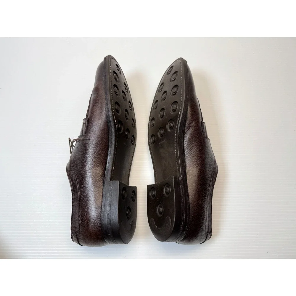 Salvatore Ferragamo Split Toe Derby Shoes‎ Mens 11 D EUC Lace-up Leather Dress